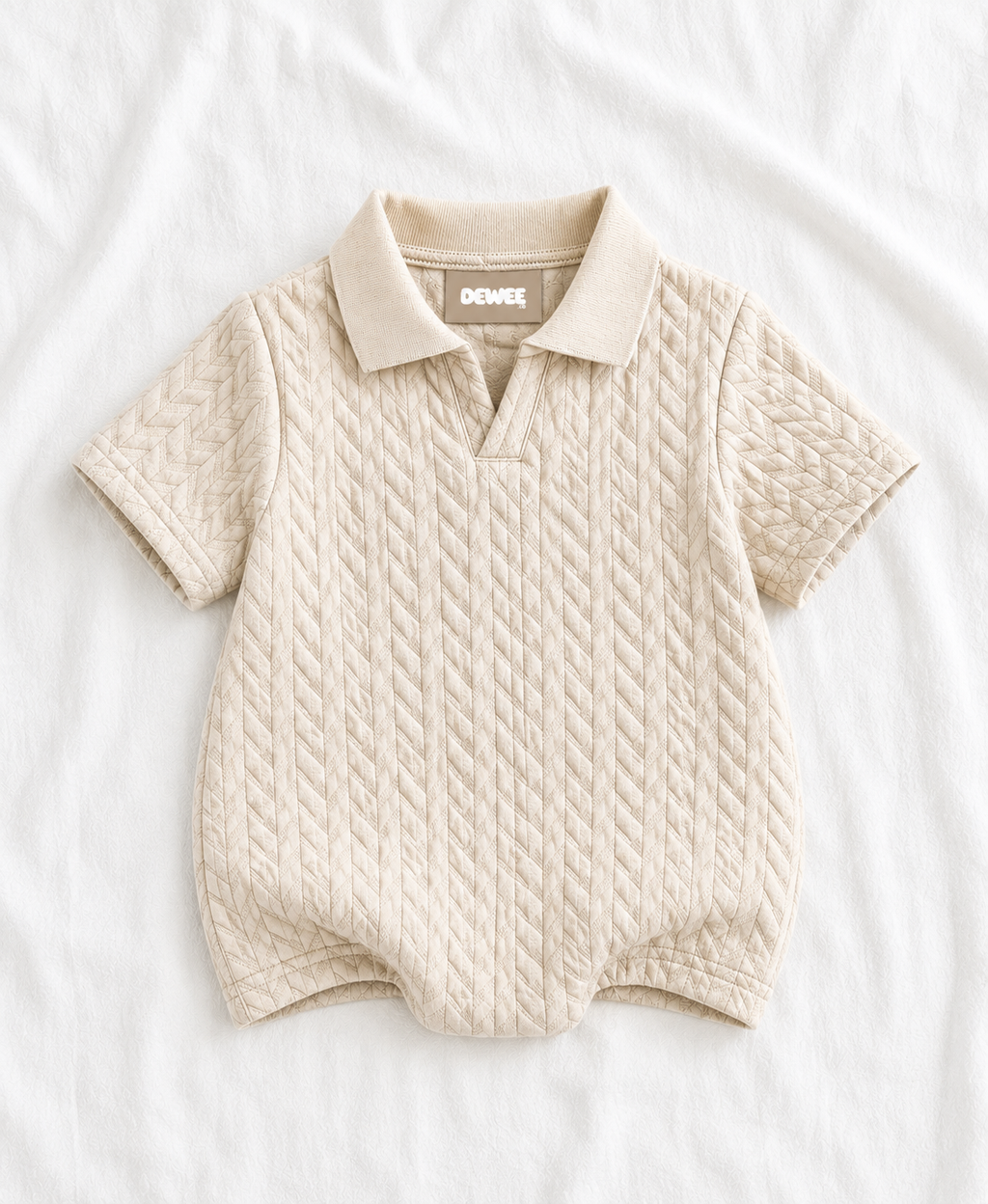 Textured V-Neck Shirt